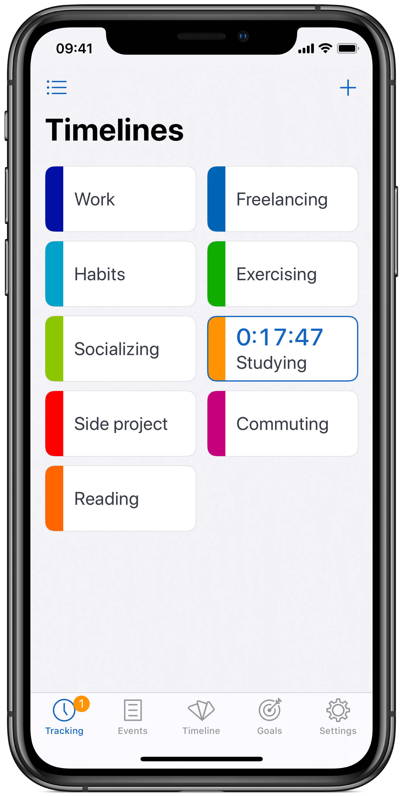 Timelines grid tracking